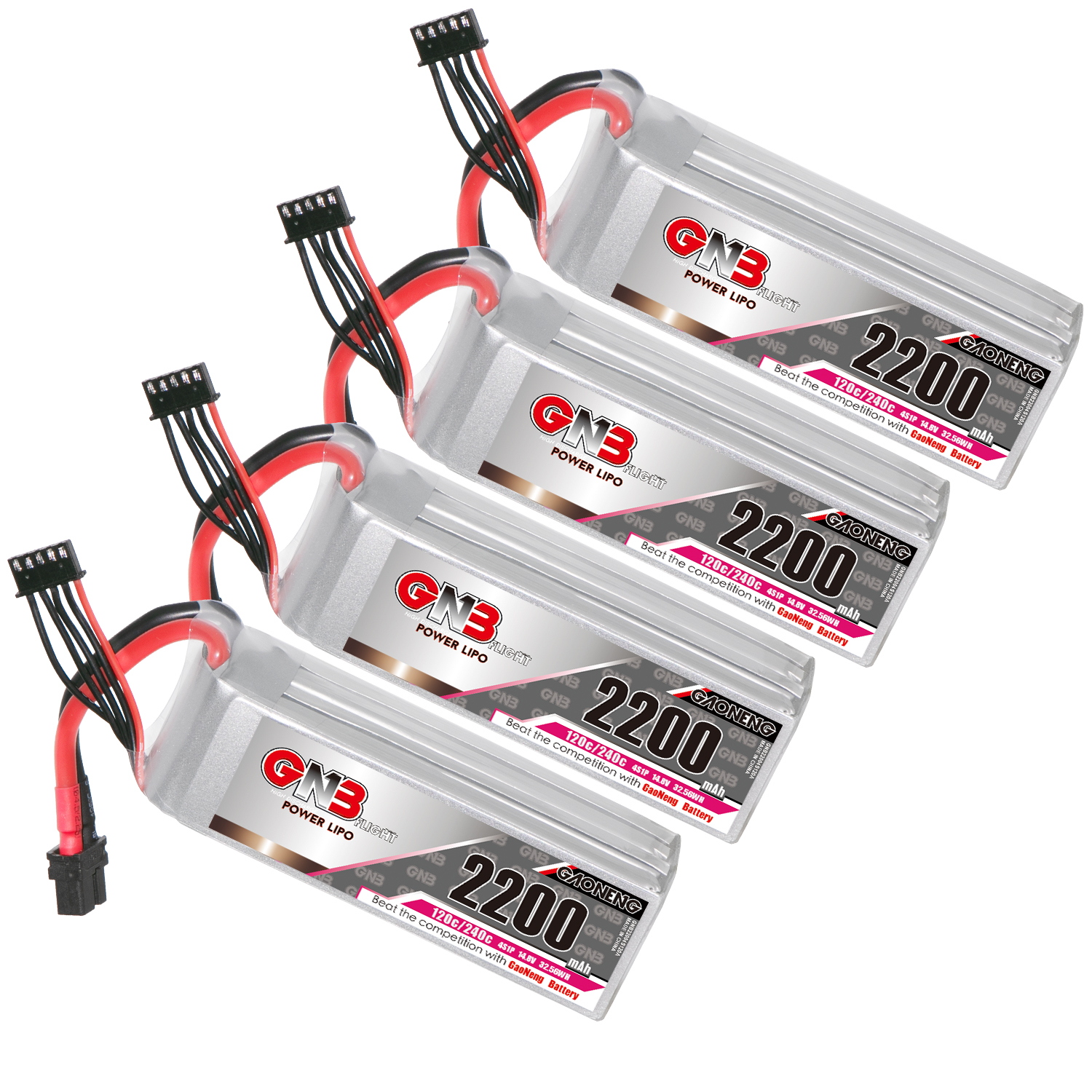 GAONENG GNB 4S 14.8V 2200mAh 120C XT60 LiPo Battery