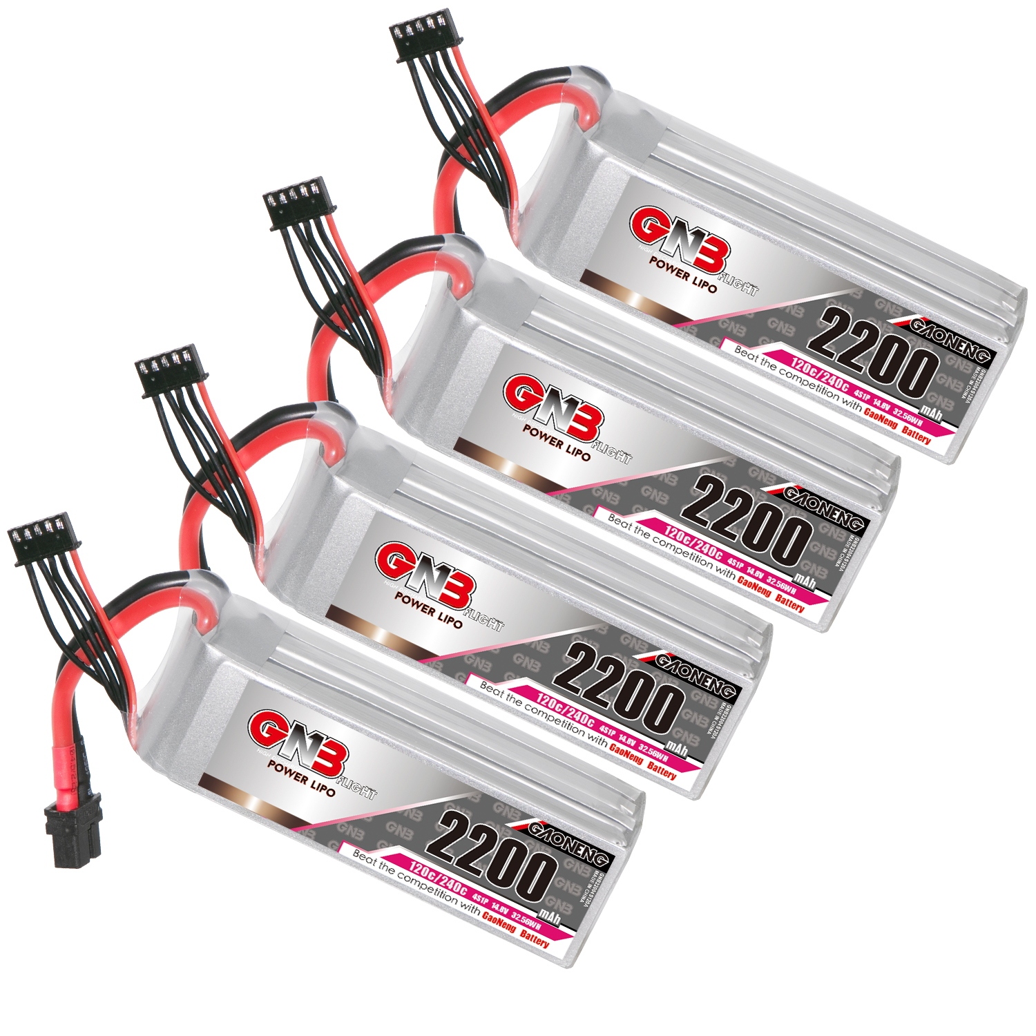 GAONENG GNB 4S 14.8V 2200mAh 120C XT60 LiPo Battery