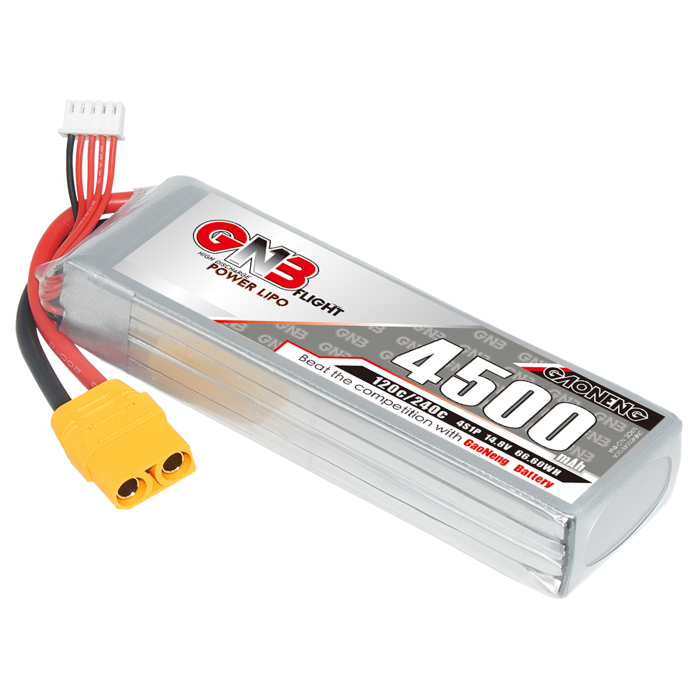 GAONENG GNB 4S 14.8V 4500mAh 120C LiPo Battery XT90