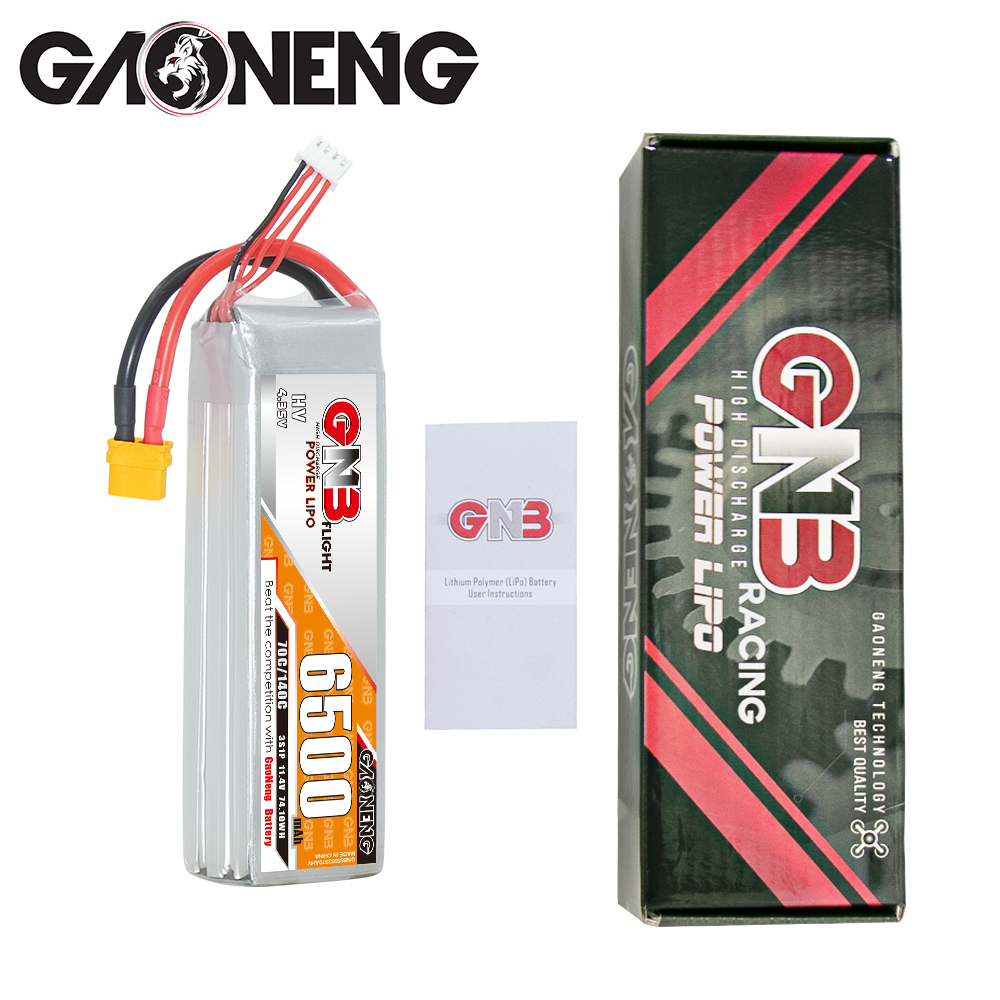 GAONENG GNB HV 3S 11.4V 6500mAh 70C LiPo Battery XT60