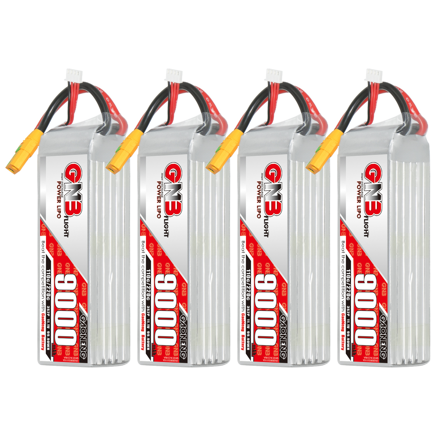 GAONENG GNB 3S 11.1V 9000mAh 110C RC LiPo Battery XT90S Anti Spark