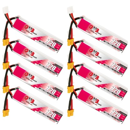 GAONENG GNB LiHV 2S 7.6V 720mAh 100C XT30 LiPo Battery