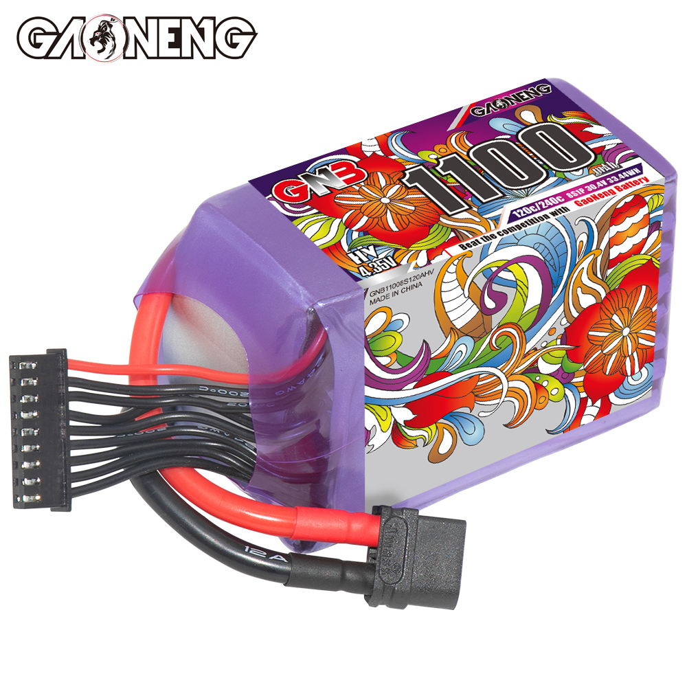 GAONENG GNB LiHV 8S 30.4V 1100mAh 120C XT60 LiPo Battery