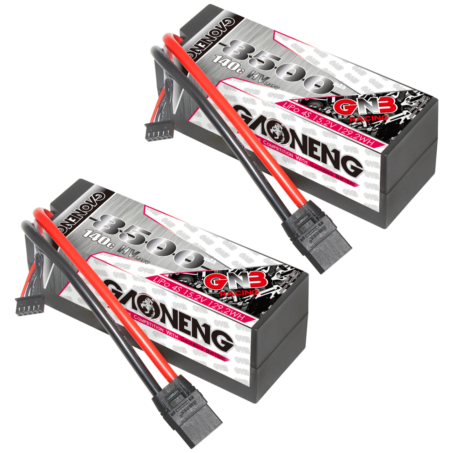GAONENG GNB LiHV 4S 15.2V 8500mAh 140C Cabled Hard Case LiPo Battery XT90