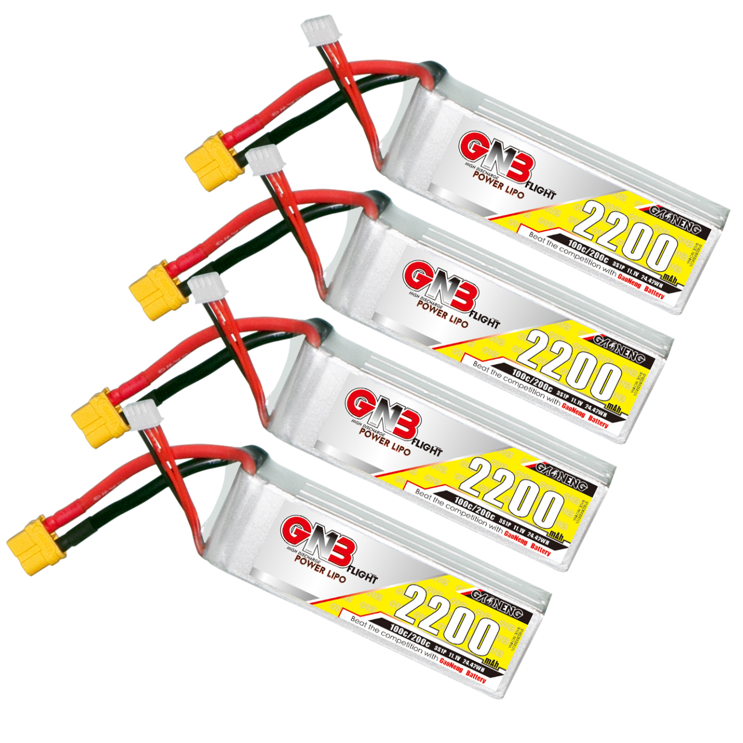 GAONENG GNB 3S 11.1V 2200mAh 100C XT60 LiPo Battery