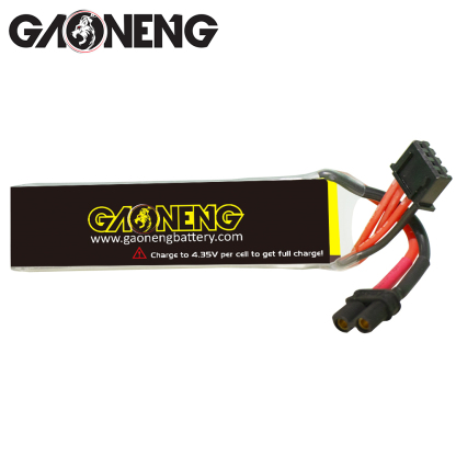 2PCS - GAONENG GNB LiHV 3S 11.4V 530mAh 90C XT30 LiPo Battery