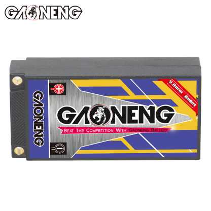 GAONENG GNB 2S 7.4V 6300mAh 140C Shorty 5mm Bullet Hard Case LiPo Battery