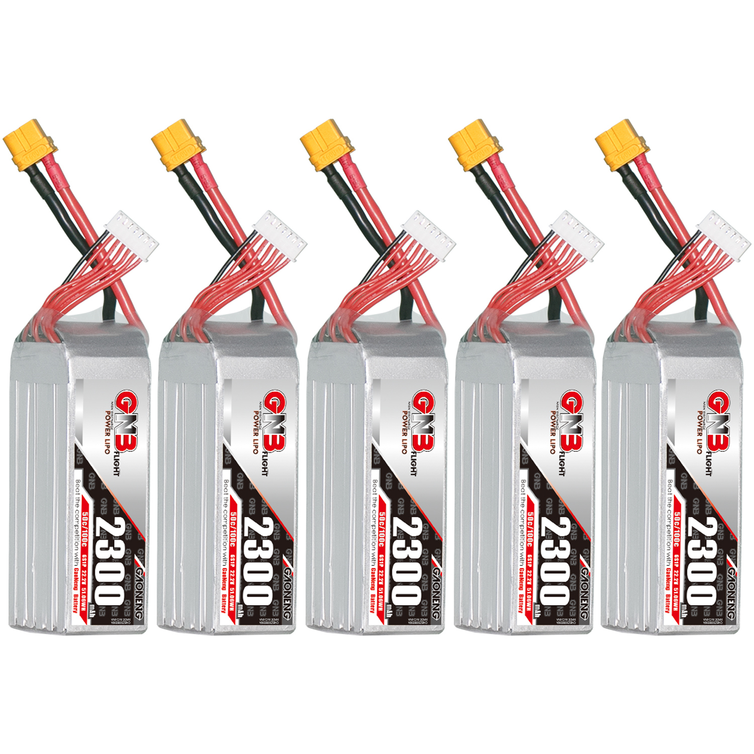 GAONENG GNB 6S 22.2V 2300mAh 50C XT60 LiPo Battery