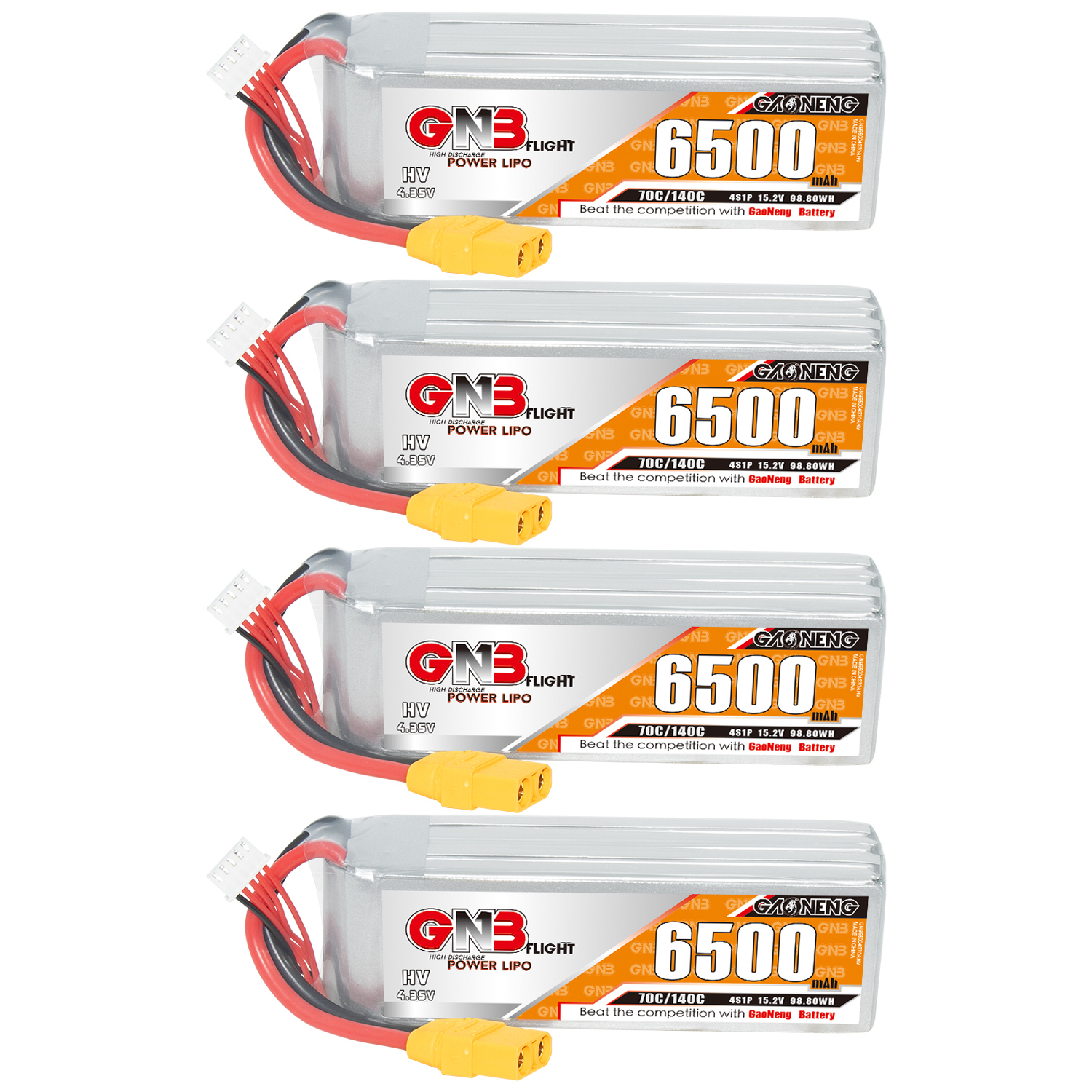 GAONENG GNB HV 4S 15.2V 6500mAh 70C XT90 LiPo Battery