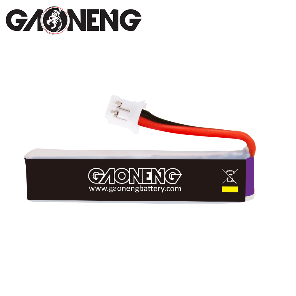 4PCS - GAONENG GNB LiHV 1S 3.8V 300mAh 60C PH2.0 Cabled LiPo Battery
