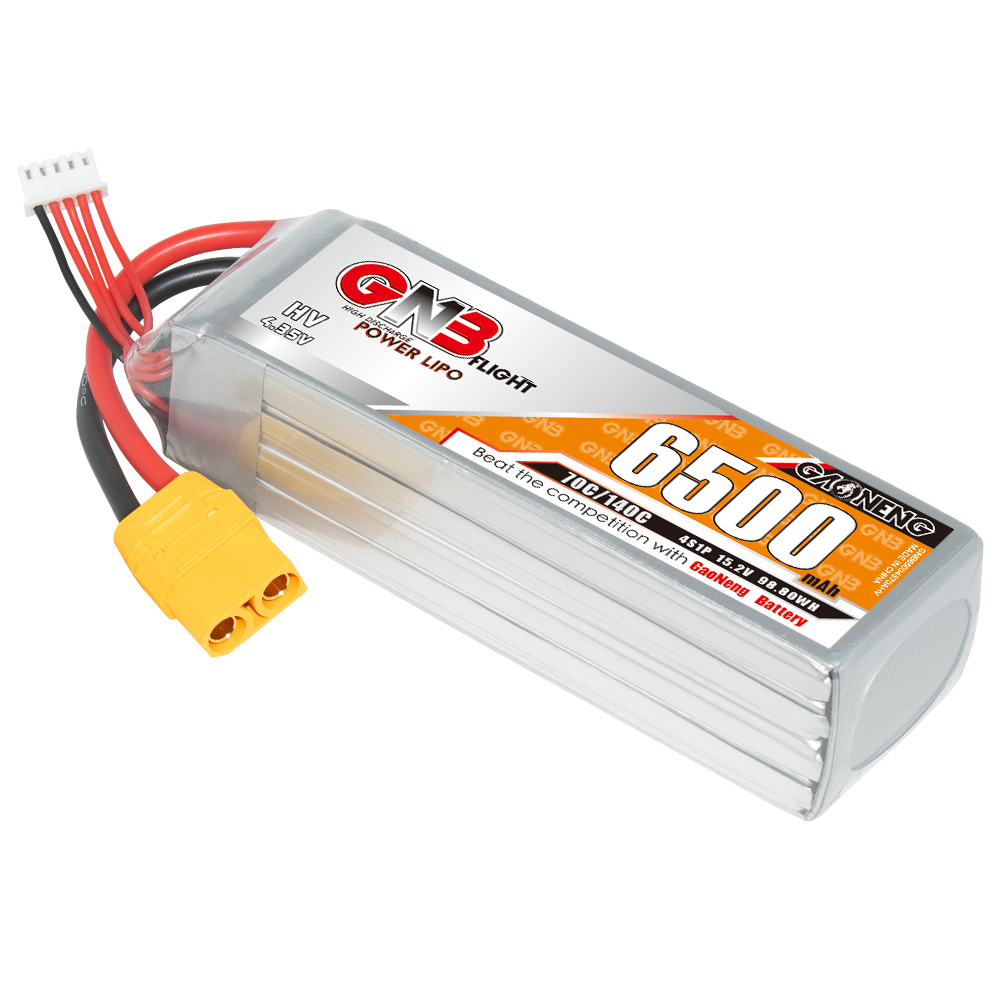 1PCS - GAONENG GNB LiHV 4S 15.2V 6500mAh 70C XT90 LiPo Battery