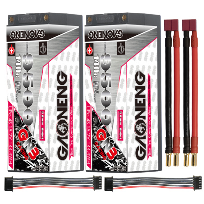 GAONENG GNB LiHV 4S 15.2V 9500mAh 140C 5mm Bullet Hard Case LiPo Battery