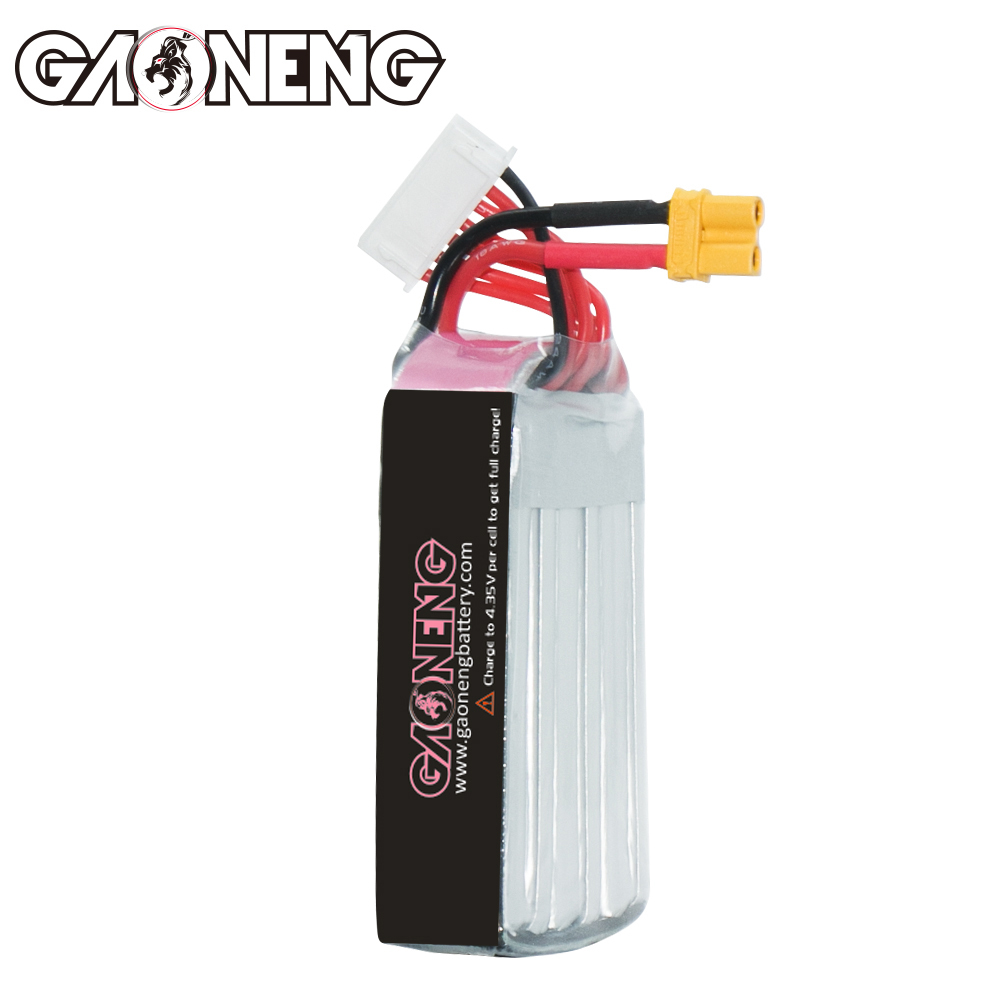 GAONENG GNB LiHV 6S 22.8V 450mAh 80C XT30 LiPo Battery Long Type