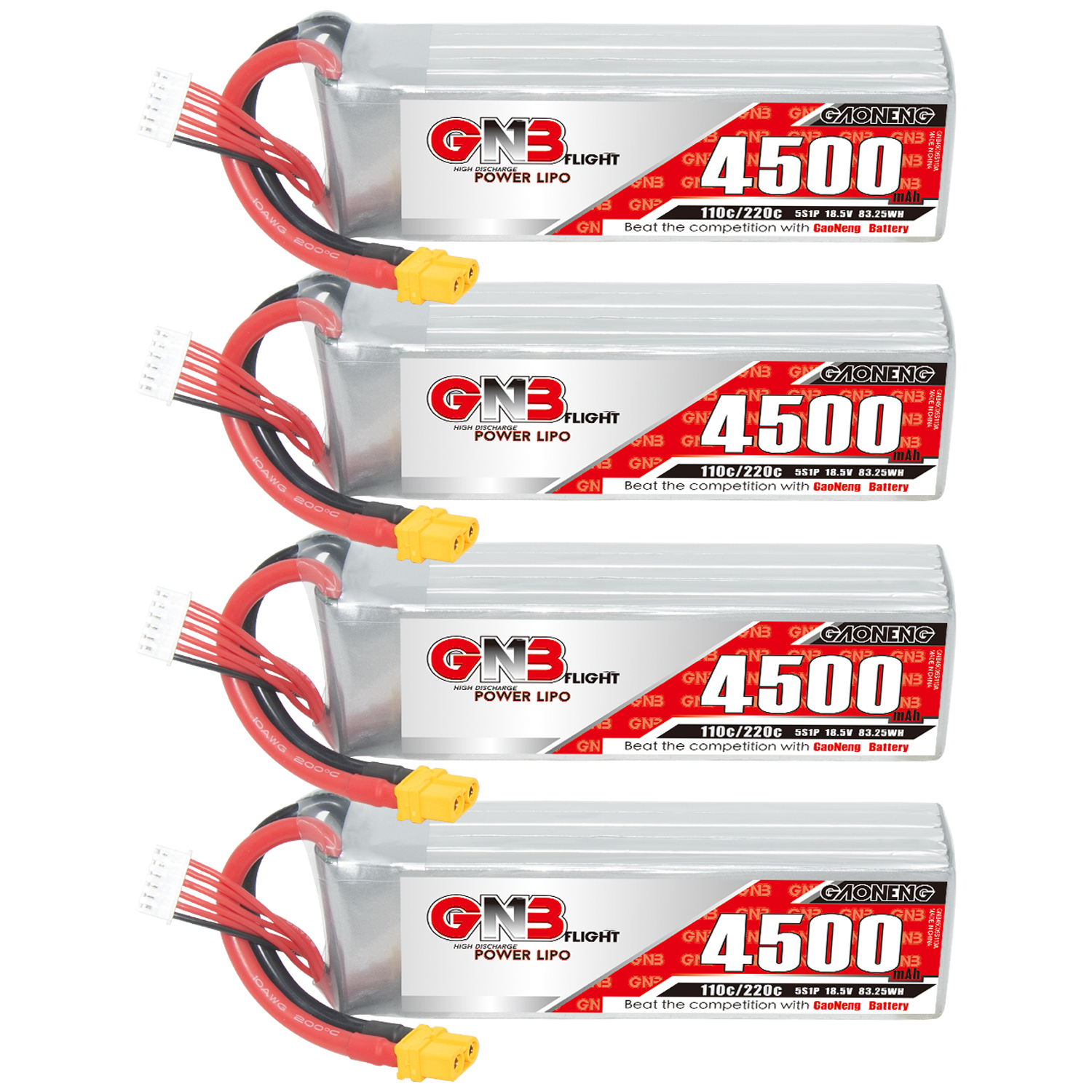 GAONENG GNB 5S 18.5V 4500mAh 110C LiPo Battery XT60