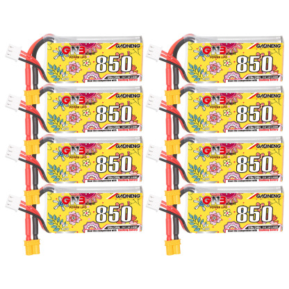GAONENG GNB LiHV 2S 7.6V 850mAh 120C XT30 LiPo Battery