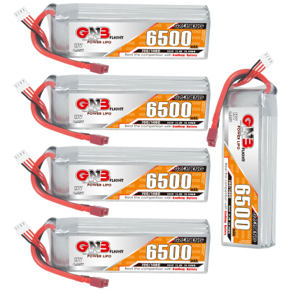 GAONENG GNB HV 3S 11.4V 6500mAh 70C LiPo Battery T-PLUG