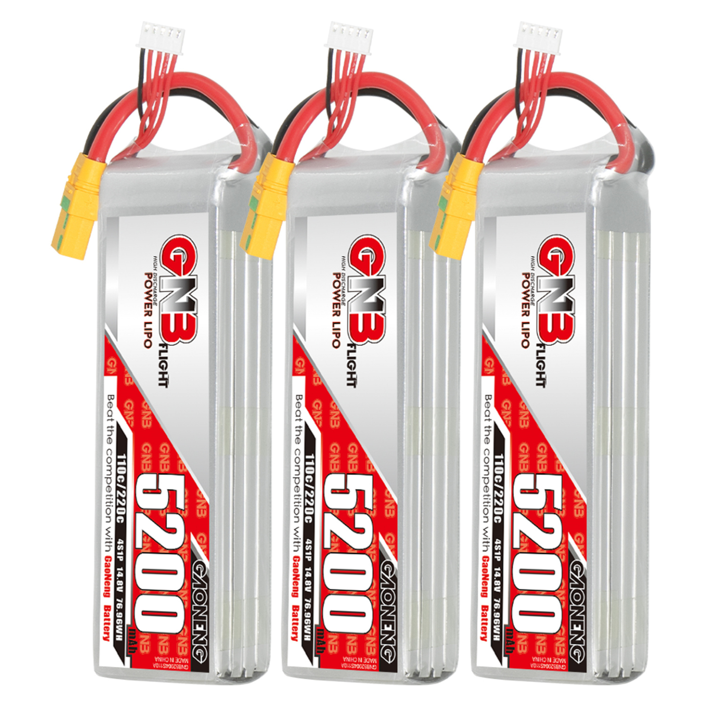 GAONENG GNB 4S 14.8V 5200mAh 110C LiPo Battery XT90S Anti Spark