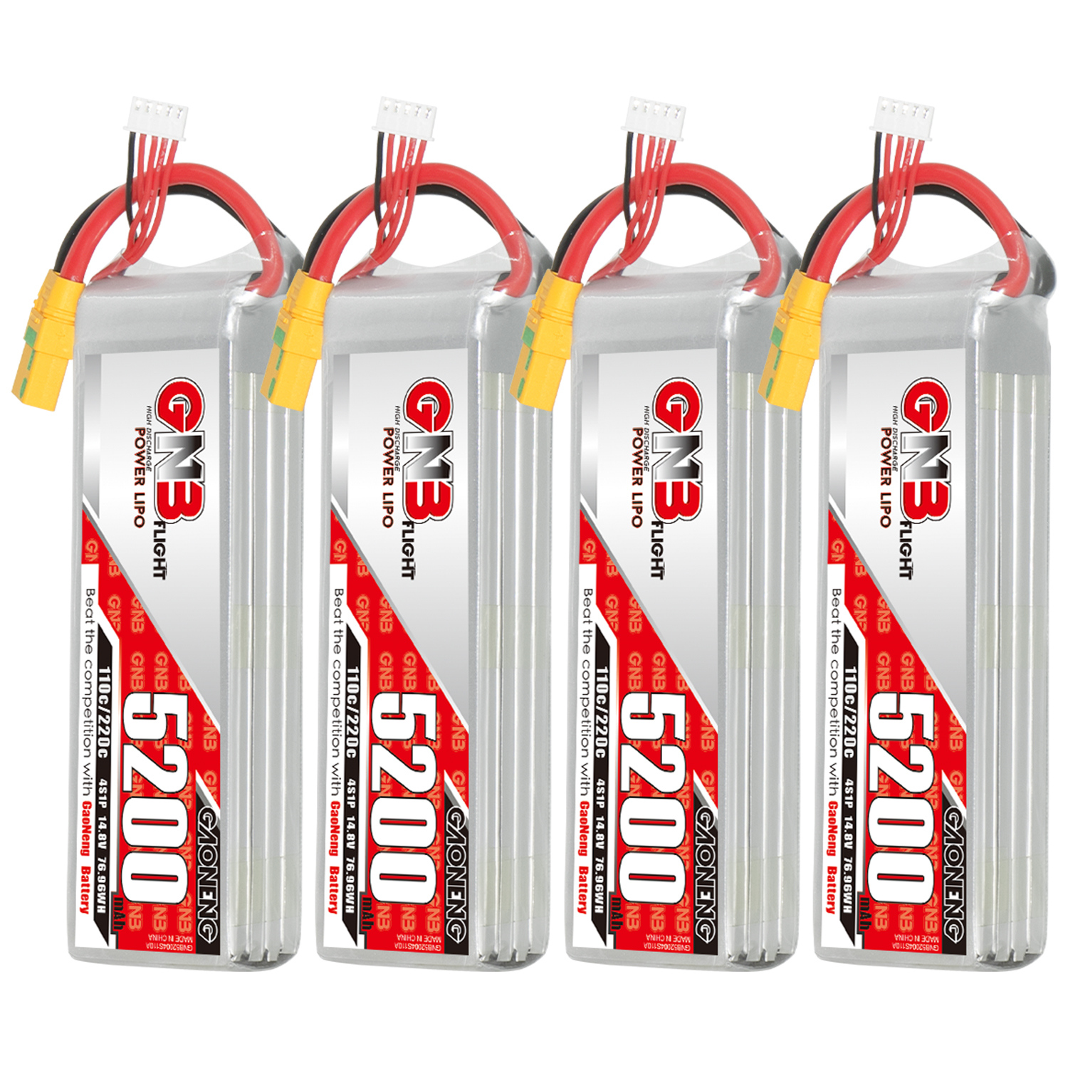GAONENG GNB 4S 14.8V 5200mAh 110C LiPo Battery XT90S Anti Spark