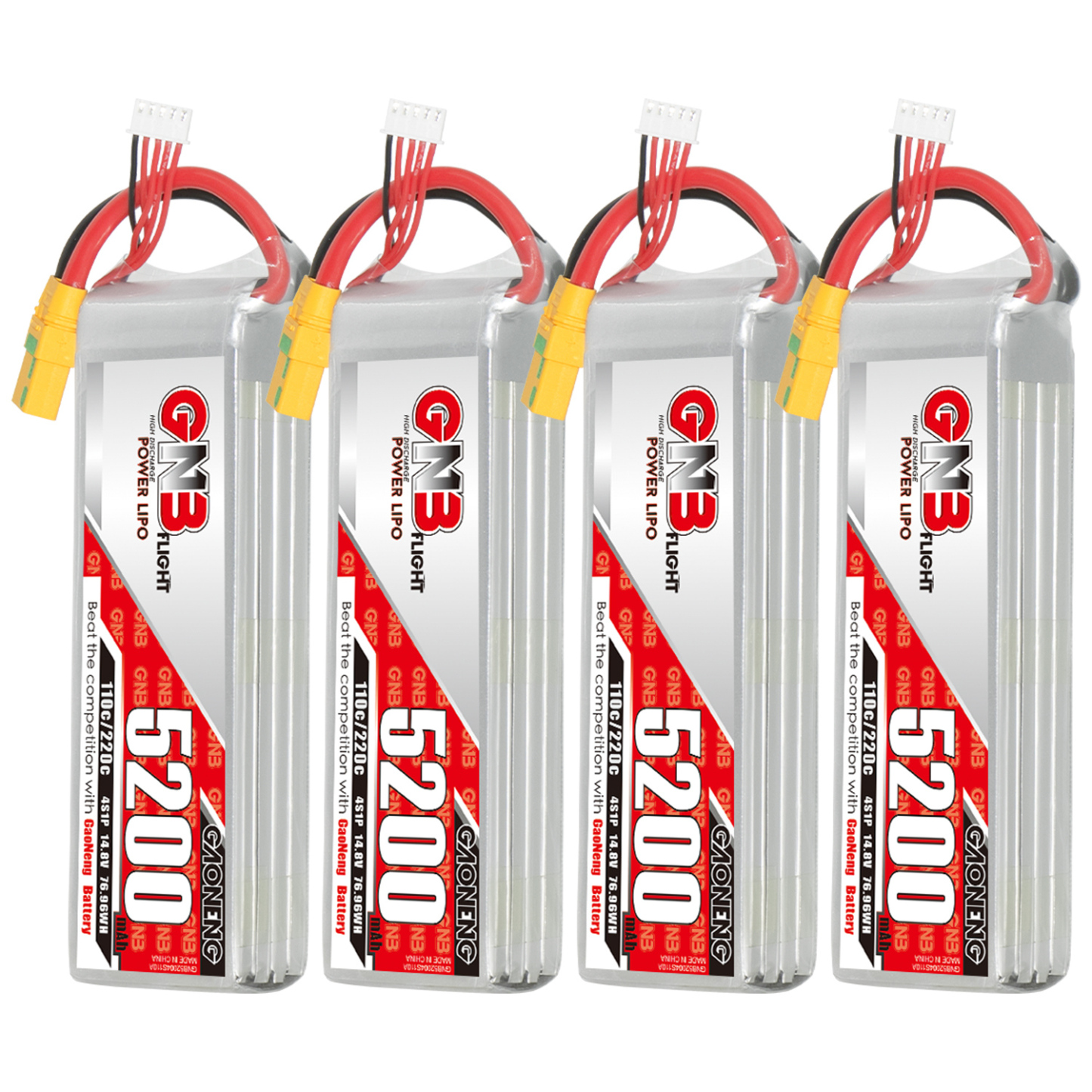 GAONENG GNB 4S 14.8V 5200mAh 110C LiPo Battery XT90S Anti Spark