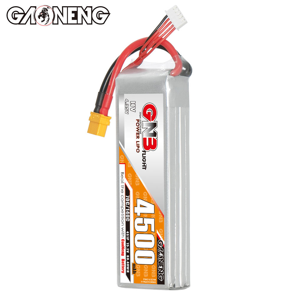GAONENG GNB LiHV 4S 15.2V 4500mAh 70C LiPo Battery XT60