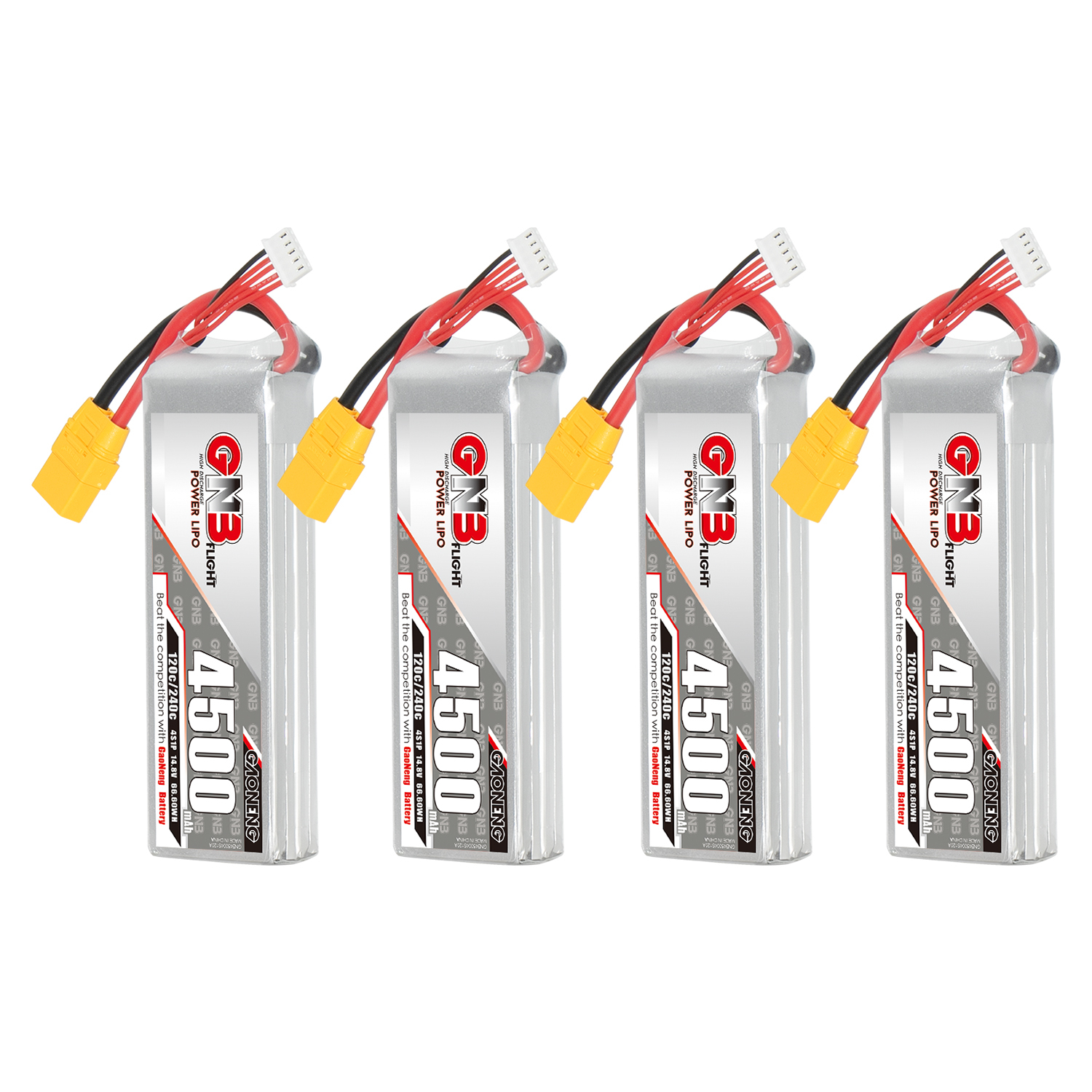 GAONENG GNB 4S 14.8V 4500mAh 120C LiPo Battery XT90