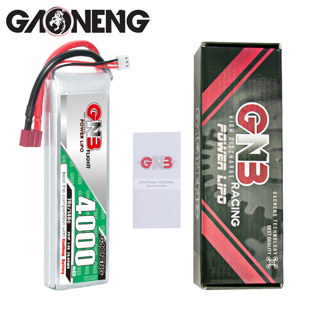 GAONENG GNB 2S 7.4V 4000mAh 70C LiPo Battery T-PLUG