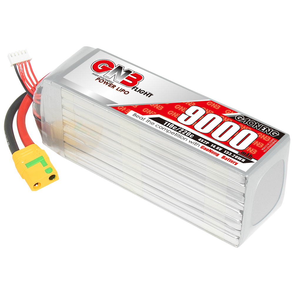 GAONENG GNB 4S 14.8V 9000mAh 110C RC LiPo Battery XT90S Anti Spark