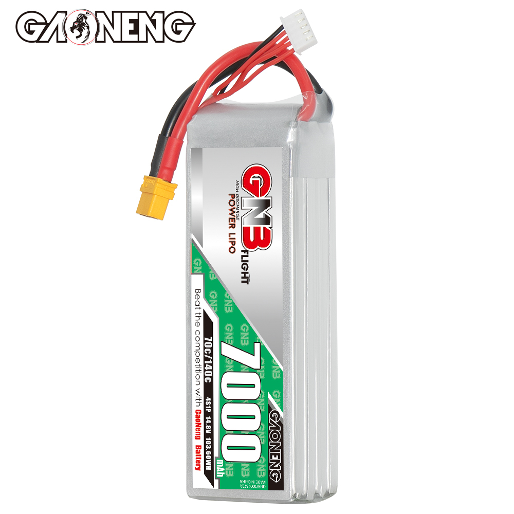 GAONENG GNB 4S 14.8V 7000mAh 70C LiPo Battery XT60