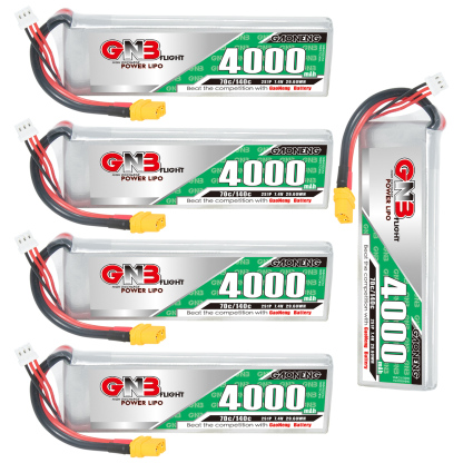 GAONENG GNB 2S 7.4V 4000mAh 70C LiPo Battery XT60