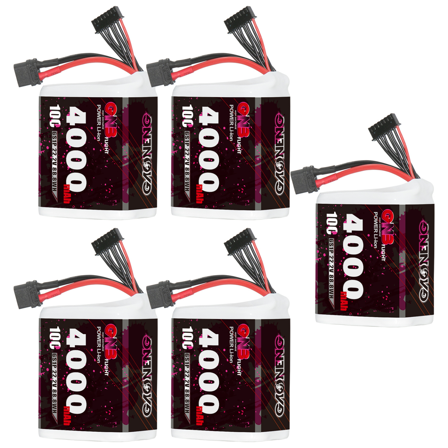 GAONENG GNB 6S 22.2V 4000mAh 10C XT60 Li-ion Battery made with Samsung 21700