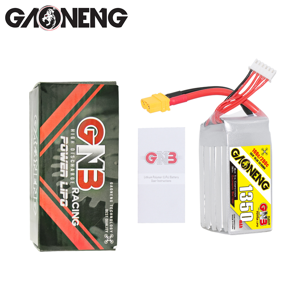 GAONENG GNB 5S 18.5V 1350mAh 100C XT60 LiPo Battery