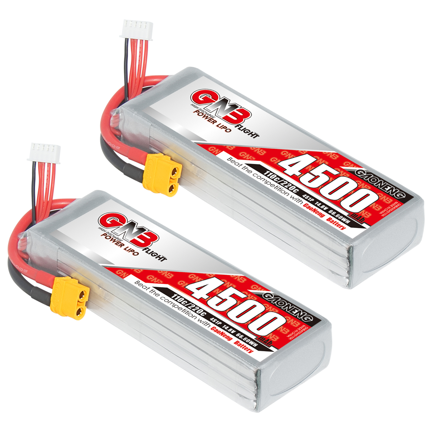 GAONENG GNB 4S 14.8V 4500mAh 110C LiPo Battery XT60
