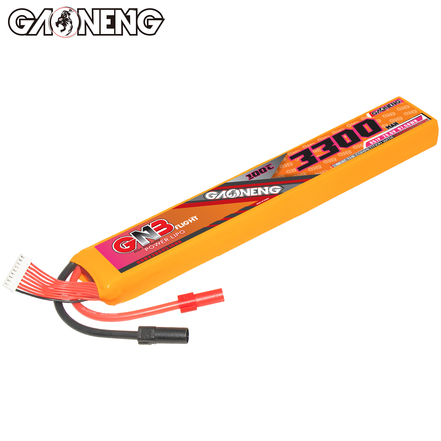 GAONENG GNB 8S 29.6V 3300mAh 100C LiPo Battery XT150