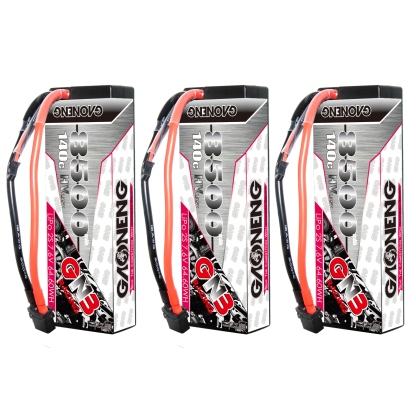 GAONENG GNB LiHV 2S 7.6V 8500mAh 140C Cabled Hard Case LiPo Battery XT60