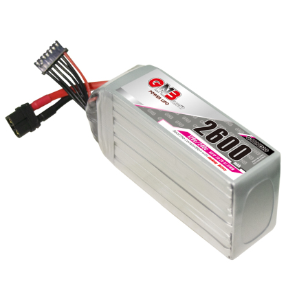 1PCS - GAONENG GNB 6S 22.2V 2600mAh 120C XT60 LiPo Battery