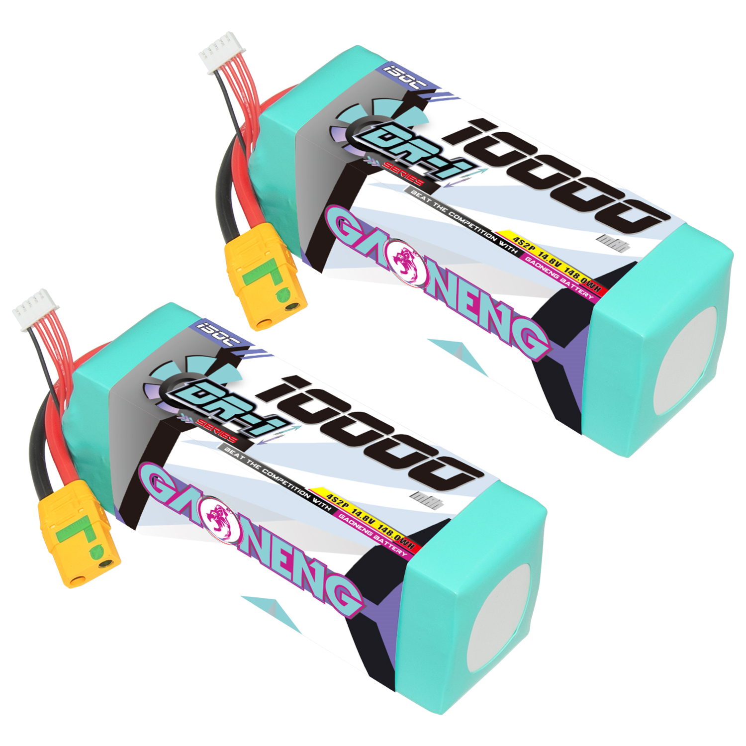 GAONENG GNB DR-1 Series 4S 14.8V 10000mAh 150C LiPo Battery XT90S Anti Spark