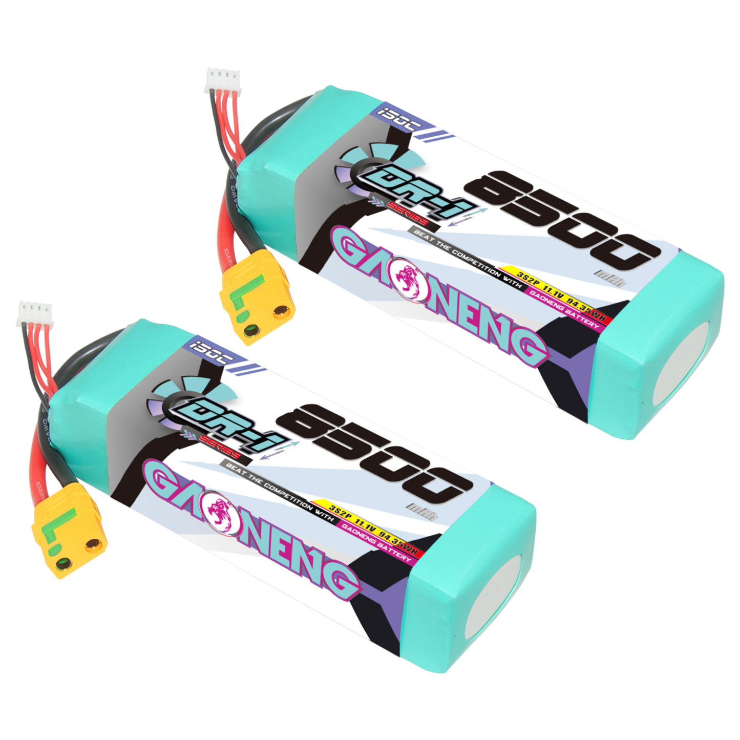 GAONENG GNB DR-1 Series 3S 14.8V 8500mAh 150C LiPo Battery XT90S Anti Spark