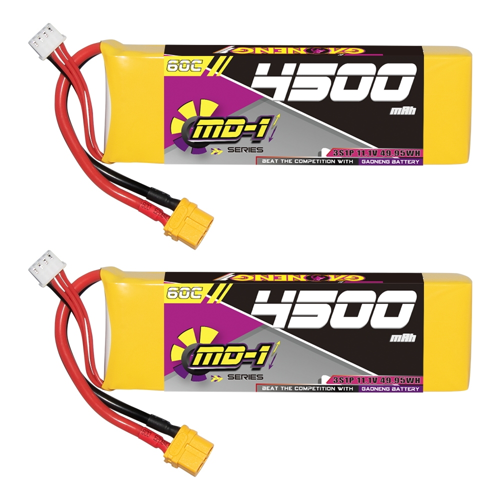 GAONENG GNB MD-1 Series 3S 11.1V 4500mAh 60C LiPo Battery XT60