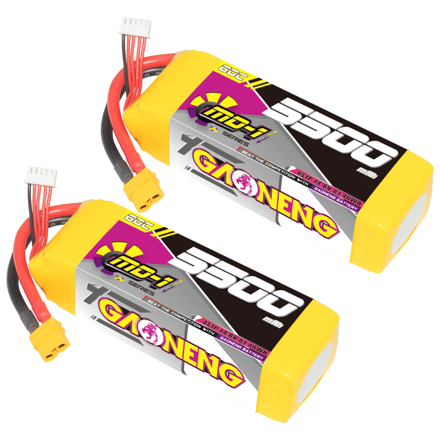 GAONENG GNB MD-1 Series 4S 14.8V 5500mAh 60C LiPo Battery XT60