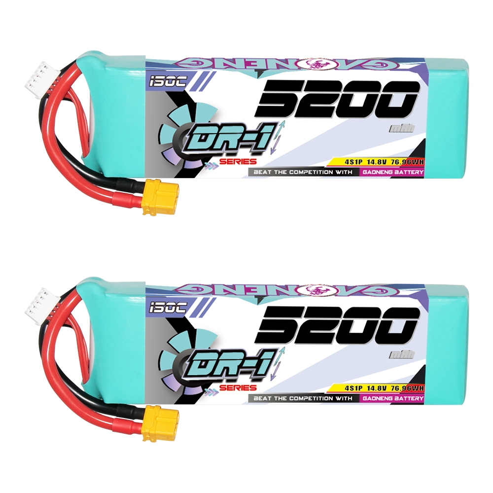 GAONENG GNB DR-1 Series 4S 14.8V 5200mAh 150C LiPo Battery XT60