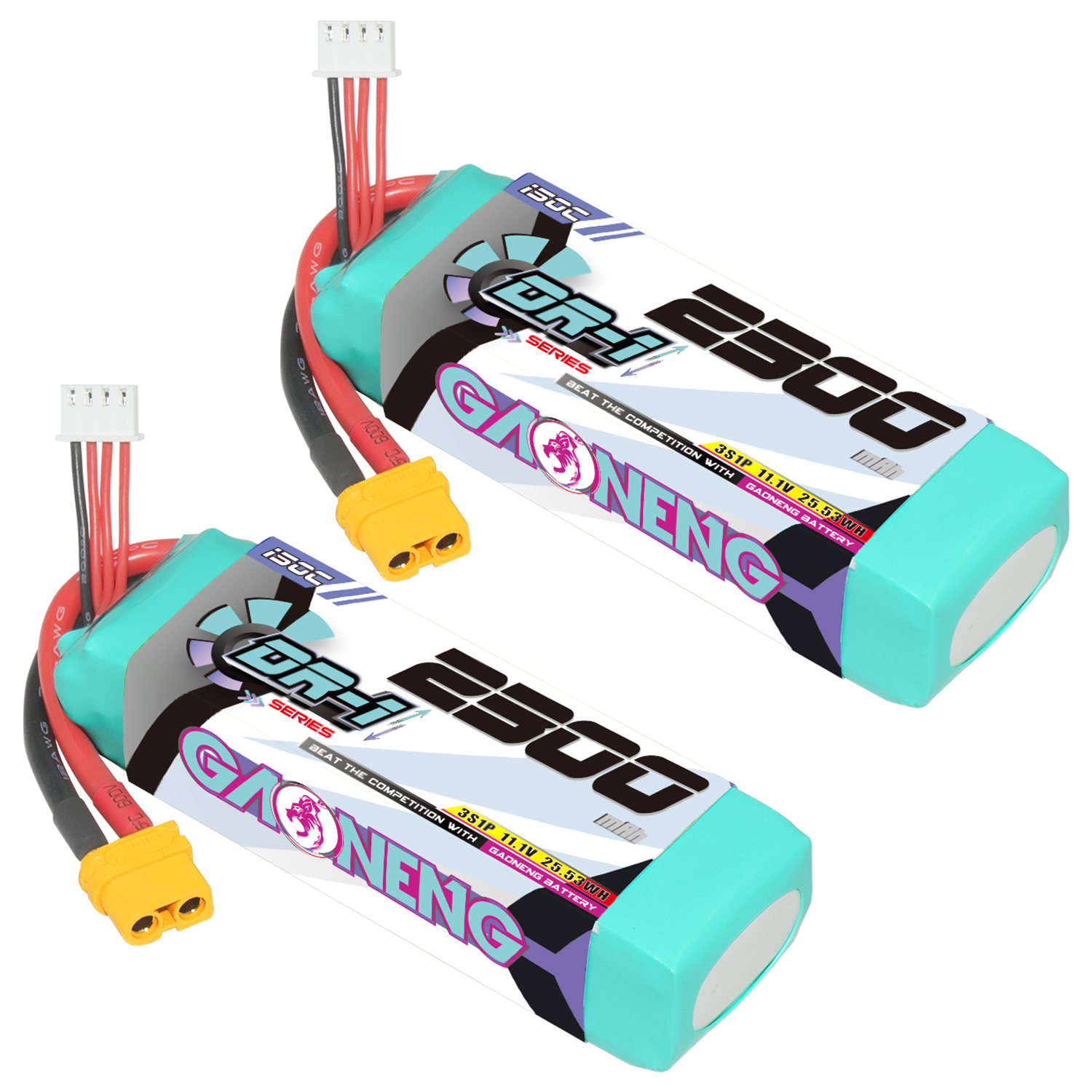 GAONENG GNB 3S 11.1V 2300mAh 150C XT60 LiPo Battery RC Cars