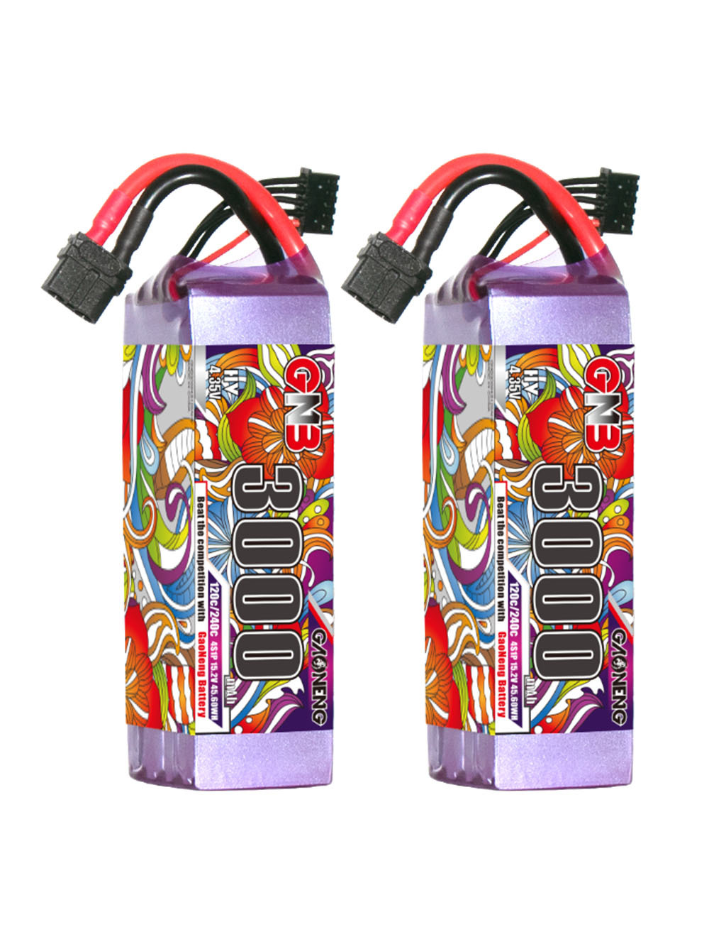GAONENG GNB LiHV 4S 15.2V 3000mAh 120C XT60 LiPo Battery