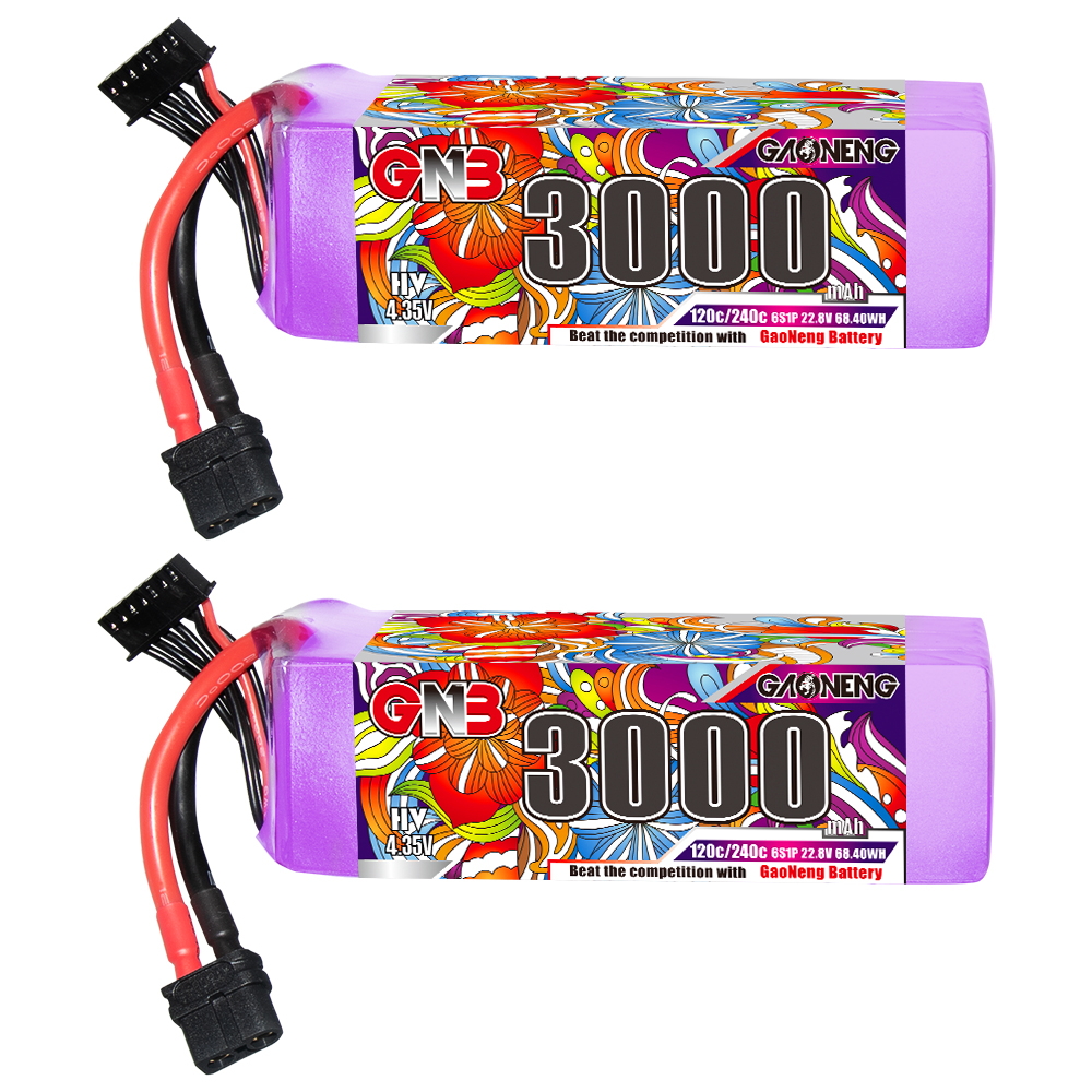 Gene 上海 3.16 2枚 GAONENG GNB LiHV 6S 22.8V 1300mAh 160C XT60 RC LiPo Battery