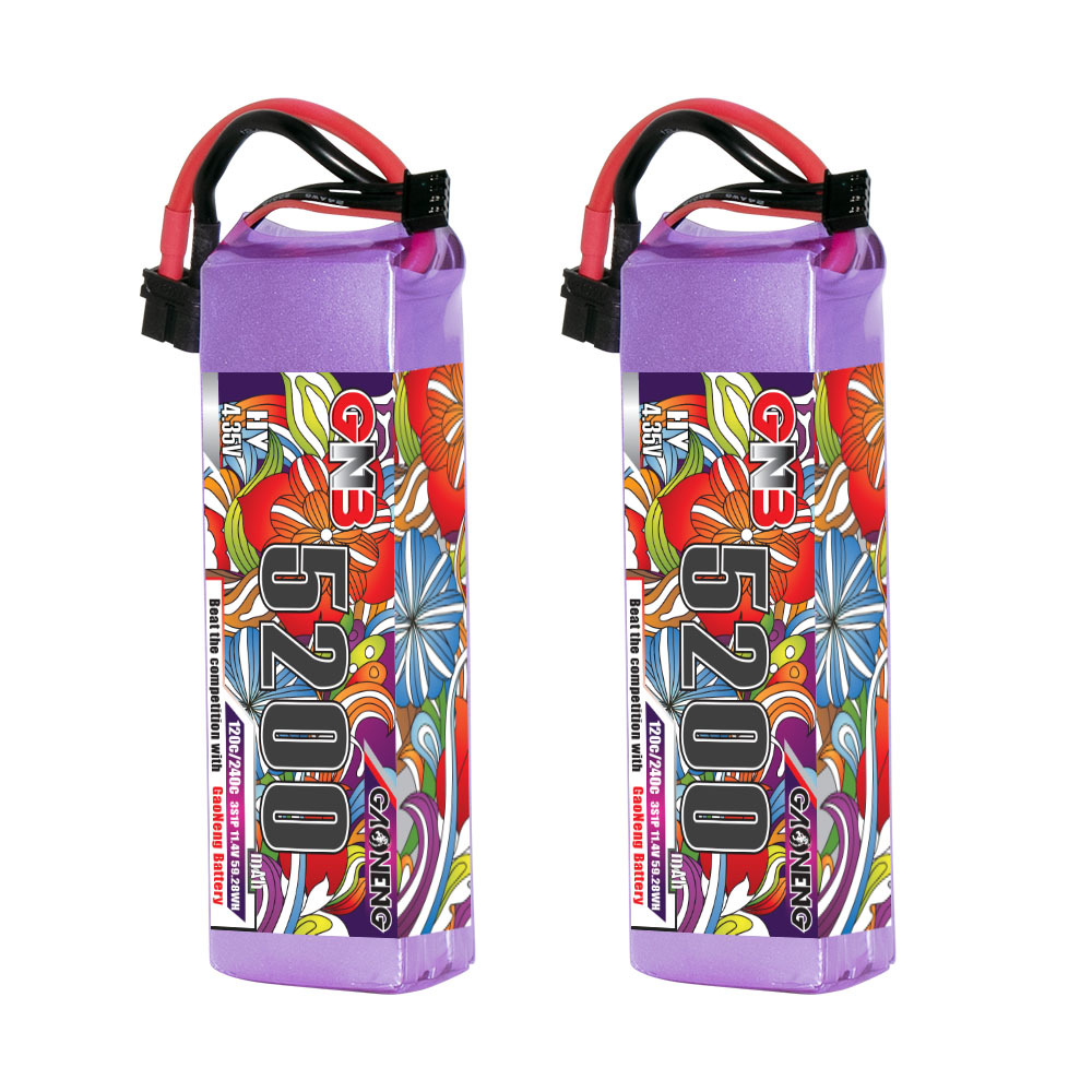 GAONENG GNB LiHV 3S 11.4V 5200mAh 120C LiPo Battery XT60