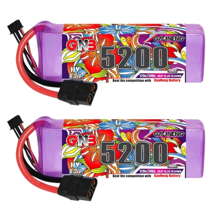 GAONENG GNB LiHV 4S 15.2V 5200mAh 120C LiPo Battery XT90