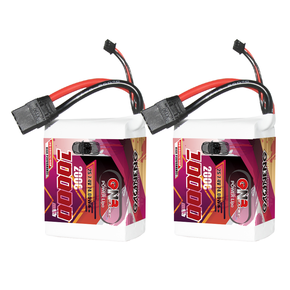 GAONENG GNB 2S 7.4V 10000mAh 10AH 200C LiPo Battery XT90