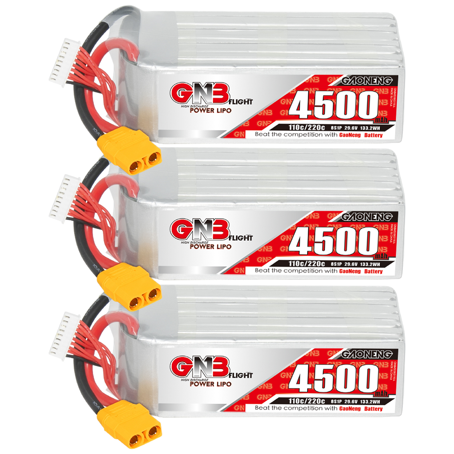 GAONENG GNB 8S 29.6V 4500mAh 110C LiPo Battery XT90