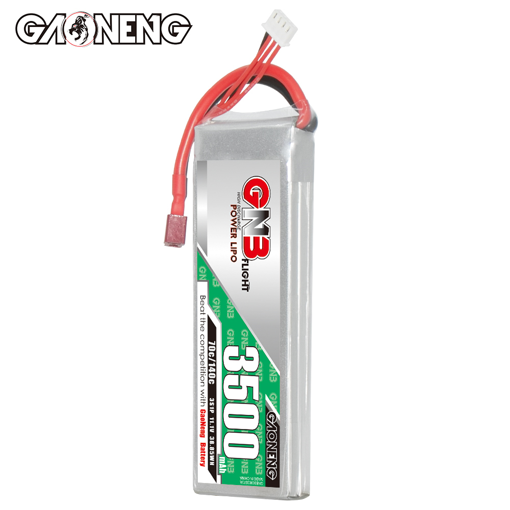 GAONENG GNB 3S 11.1V 3500mAh 70C LiPo Battery T-PLUG