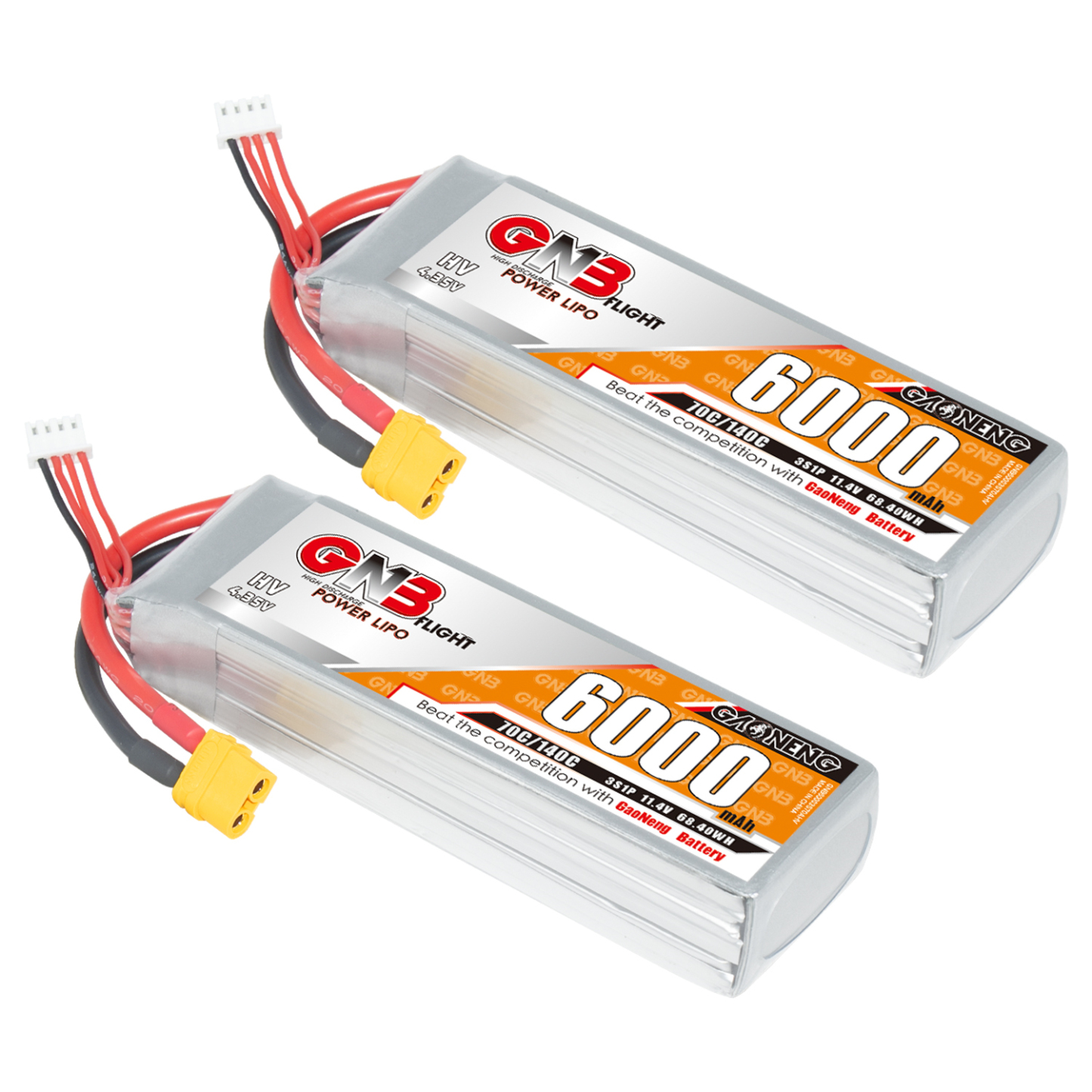 GAONENG GNB HV 3S 11.4V 6000mAh 70C LiPo Battery XT60