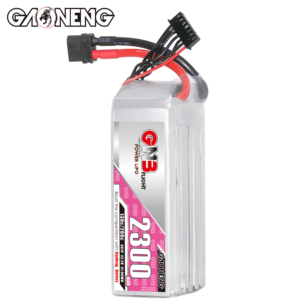 GAONENG GNB 6S 22.2V 2300mAh 130C XT60 LiPo Battery